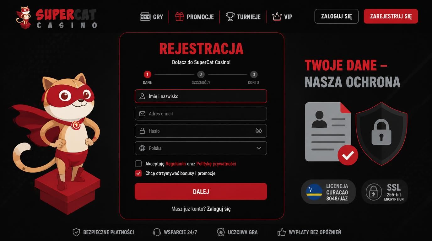  Formularz rejestracyjny z dokumentem i tarczą ochronną